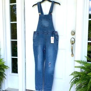 Distressed Overalls